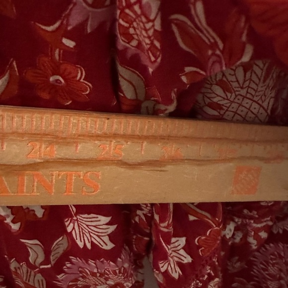 RACHEL ZOE Peasant floral loose fit V neck embroidered cottagecore blouse XL - Picture 8 of 12